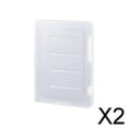 thumbnail image 1 of Archivador Portátil Transparente Shamjiam Caja Contenedores A5 Fino 2 Piezas, 1 of 8
