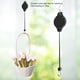 thumbnail image 3 of Percha para plantas en macetas, polea retráctil telescópica ajustable Percha telescópica para plantas en macetas Polea ajustable para plantas en macetas Eficiencia maximizada, 3 of 8
