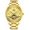 All Gold, variant on Men's Automatic Watches Crystals Bezel with Luminous Dial Gold - Plated Stainless Steel Skeleton Watch