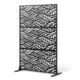 thumbnail image 1 of VEVOR Metal Privacy Screen 47" x 72" Outdoor Privacy Screens & Panels for Patio Black, 1 of 9