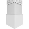 thumbnail image 5 of Ekena Millwork 10"W x 10'H Craftsman Classic Square Non-Tapered Mid-Century Fretwork Column w/ Standard Capital & Standard Base, 5 of 8