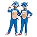 thumbnail image 2 of Sonic the Hedgehog Costume, Official Sonic Movie Costume and Headpiece, Toddler Size Small (2T), 2 of 15