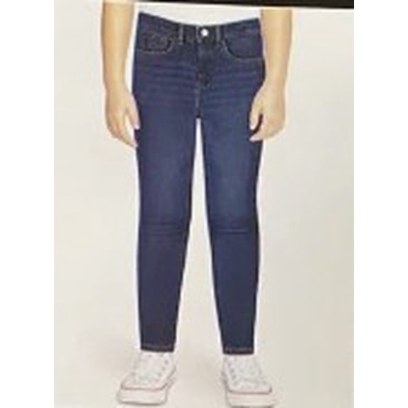 Levi's Youth 720 High Rise Super Skinny Fit Jeans (Blue Dark Wash, 10)
