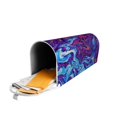 thumbnail image 5 of Bingfone Swirl Print Blue Purple Magnetic Mailbox Cover Standard Size for Garden Yard Outdoor Decorations-25.5x21 in, 5 of 7