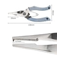 thumbnail image 3 of Ohmyroo Stainless Steel Fishing Pliers Compact Micro-Bait Cutter Tool For Saltwater, 3 of 8