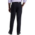 thumbnail image 3 of Haggar Mens Iron Free Premium Khaki Classic Fit Flat Front Expandable Waist Casual Pant, 3 of 4