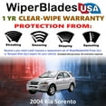 thumbnail image 2 of 2004 Kia Sorento Beam Wiper Blades Wipers w/1yr Warranty (Set of 2), 2 of 5