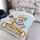 thumbnail image 3 of Timothy Va a la Escuela Conjunto de sábanas temático, trío de piezas, cómodo y amigable con la piel, diseño único, regalo de decoración para el hogar para familiares, amigos y fans, 90 cm * 190 cm, 3 of 6
