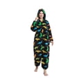 thumbnail image 1 of Onesies-Pijama Unisex de franela para mujer, ropa de casa de terciopelo grueso, con dibujos de animales, para Navidad, 2023, 1 of 4
