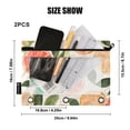 thumbnail image 4 of FORMRS 2 Pack Pencil Pouch for 3 Ring Binder with Clear Window Zipper Case, Watercolor Grapefruit, 4 of 6