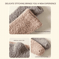 thumbnail image 2 of G&Y Cloud Touch Coral Fleece Sleep Socks for Women & Men - 2 Pairs Ultra Plush Warm & Cozy Non-Slip Bed Socks, Beige, 2 of 5
