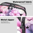 thumbnail image 4 of Fragmented Flowers Travel Organizer Digital Pouch Charger Case Organizer Charge Cord Organizer Waterproof Oxford Cloth Electronics Organizer Bag 5.9x9.44x3.14 in., 4 of 6