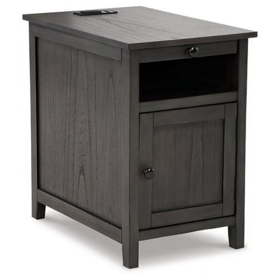 Signature Design by Ashley Casual Treytown Chairside End Table Gray