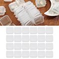 thumbnail image 1 of Mini Clear Plastic Jewelry Box, Seamless Edges Stackable 24pcs Transparent Small Organizer Box With Lid For Beads For Travel, 1 of 8