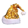 thumbnail image 2 of GUOOL Christmas Hat Sequin Santa Hat for Home Decor Party Favors Stage Performance Gold, 2 of 9
