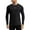 Black, variant on Men Summer Tops Men's Bodybuilding Muscle Slim Stretch Sports Casual Printed Long Sleeve Base T Shirt Loose Shirts Juniors Mens Long Sleeve Fitted Casual T Shirt Top Men Workout Tops for White XL
