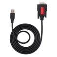 thumbnail image 2 of Cable de Serie de Informora, Enchufe y reproduce el cable de la impresora usb al cable del conector de la impresora del cable 232, negro rojo para el módem para el adaptador de, 2 of 7