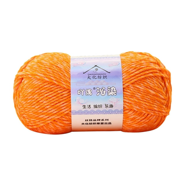 Hilo De Tejer Macarena Accesorios De 175M Naranja amarillo Hilo De Ganchillo
