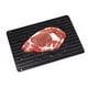 thumbnail image 5 of Moyic Bistec de aleación de aluminio, carne, mariscos, descongelación rápida, bloque para picar, bandeja para descongelar, suministros de cocina Cocina y Comedor negro 29.5 x 20.8 x 0.2 cm Moyic JJ21318-02, 5 of 6