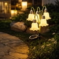 thumbnail image 4 of StlyGar Solar Flower Lights Outdoor Garden Decorations | Ballerina Skirt Solar Garden Lights | Durable | Outdoor Garden Decor for Yard, Pathway, Flowerbed, Planter, Balcony Gifts for Women A, 4 of 5