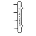 thumbnail image 4 of Colgador de pared, colgador de pared de madera, soporte para ropa de pared, gancho para llaves optimizado para la excelencia, 4 of 8