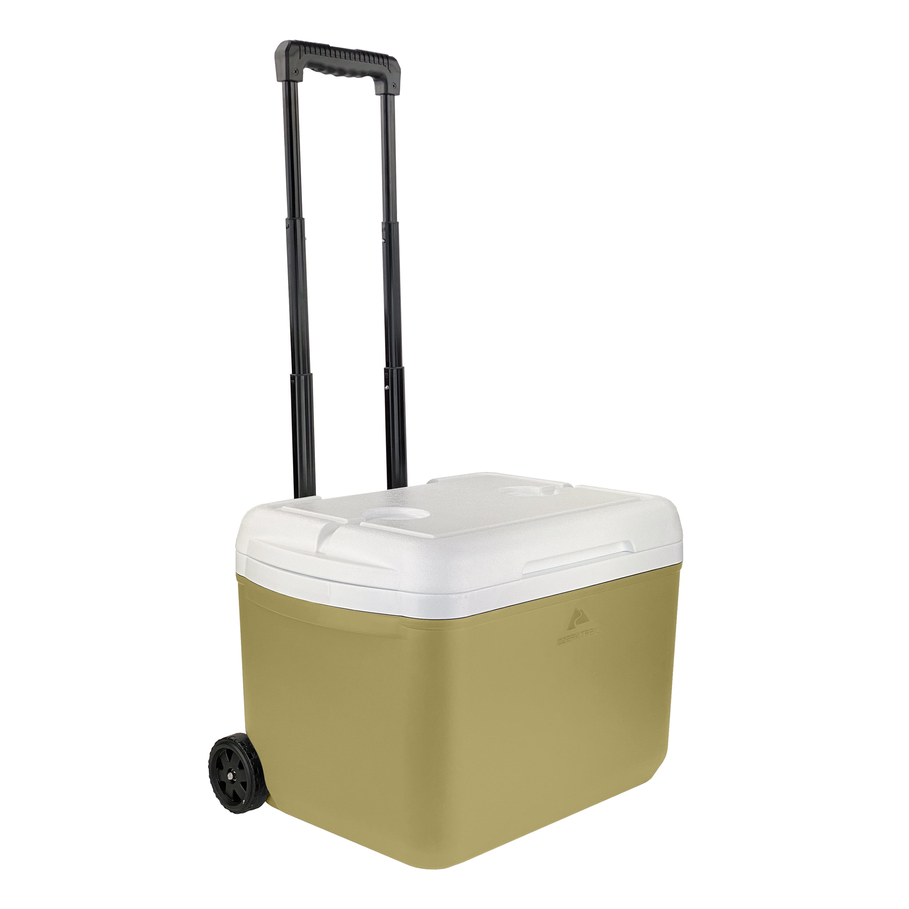 Ozark Trail 30 Quart Capacity Hard Side Wheeled Cooler, 42-Can, Gold