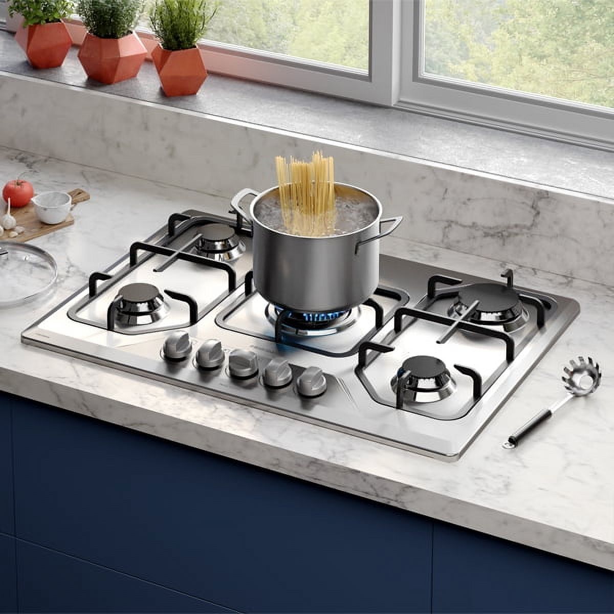 Electrolux Frigidaire Gas Cooktop Stainless Steel with 5 Burners