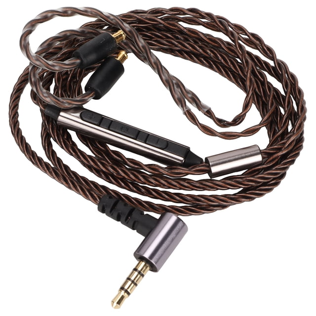 Cable de actualización de auriculares con conector A2DC de 3,5 mm y control de micrófono para CKS1100, E40, E50, E70, LS200.