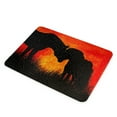 thumbnail image 1 of KuzmarK Glass Cutting Board - Warmblood Horse and Shetland Pony at Twilight Abstract Horse Art by Denise Every, 1 of 1