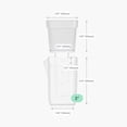 thumbnail image 2 of 12-Pack Self Watering Planter Pots 2.5 Inch Clear Plastic Plant Pots for Indoor Plants Pots Small Flower Pots for Propagation Cuttings Seedlings, White Size:S, 2 of 5