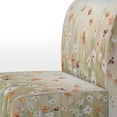 thumbnail image 4 of Designart "pasture Contemporary Wildflowers" Coral Floral Upholstered Accent Chair - Traditional Arm Chair For Bedroom, 4 of 5