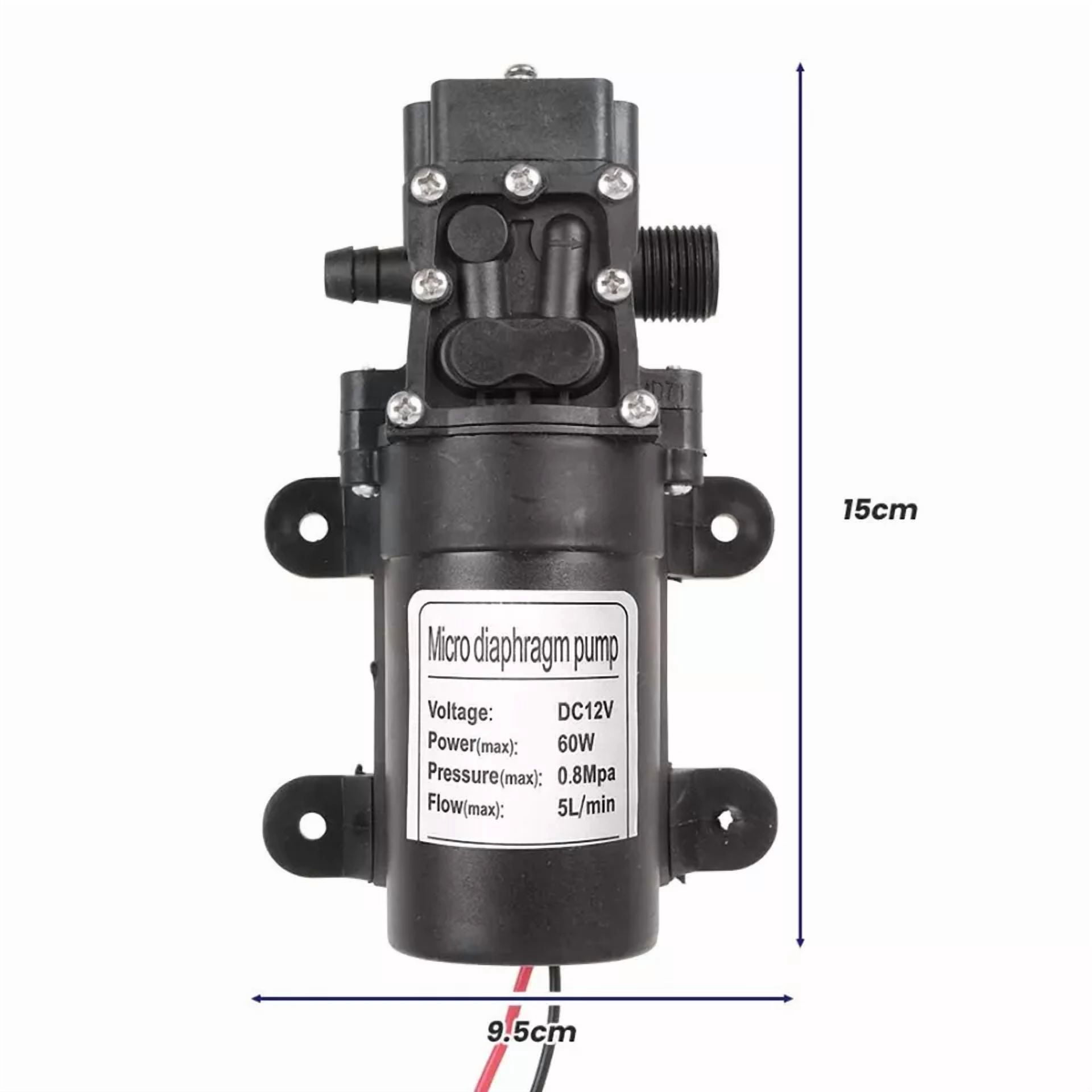 CIRCLE- Usa 12V Motor Oil Fuel Fluid Extractor Electric Siphon Transfer Change Pump 60W