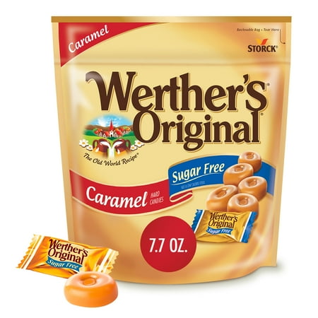 Werthers Original Hard Sugar Free Caramel Candy  7.7 oz