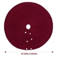 thumbnail image 3 of CIMAXIC 1Pc Christmas Tree Skirt Red Nonwoven Material for Decorative Holiday Display, 3 of 10