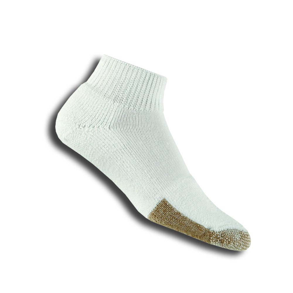Thorlos Thorlo Men's Tennis MiniCrew Socks XLarge, White, XLarge