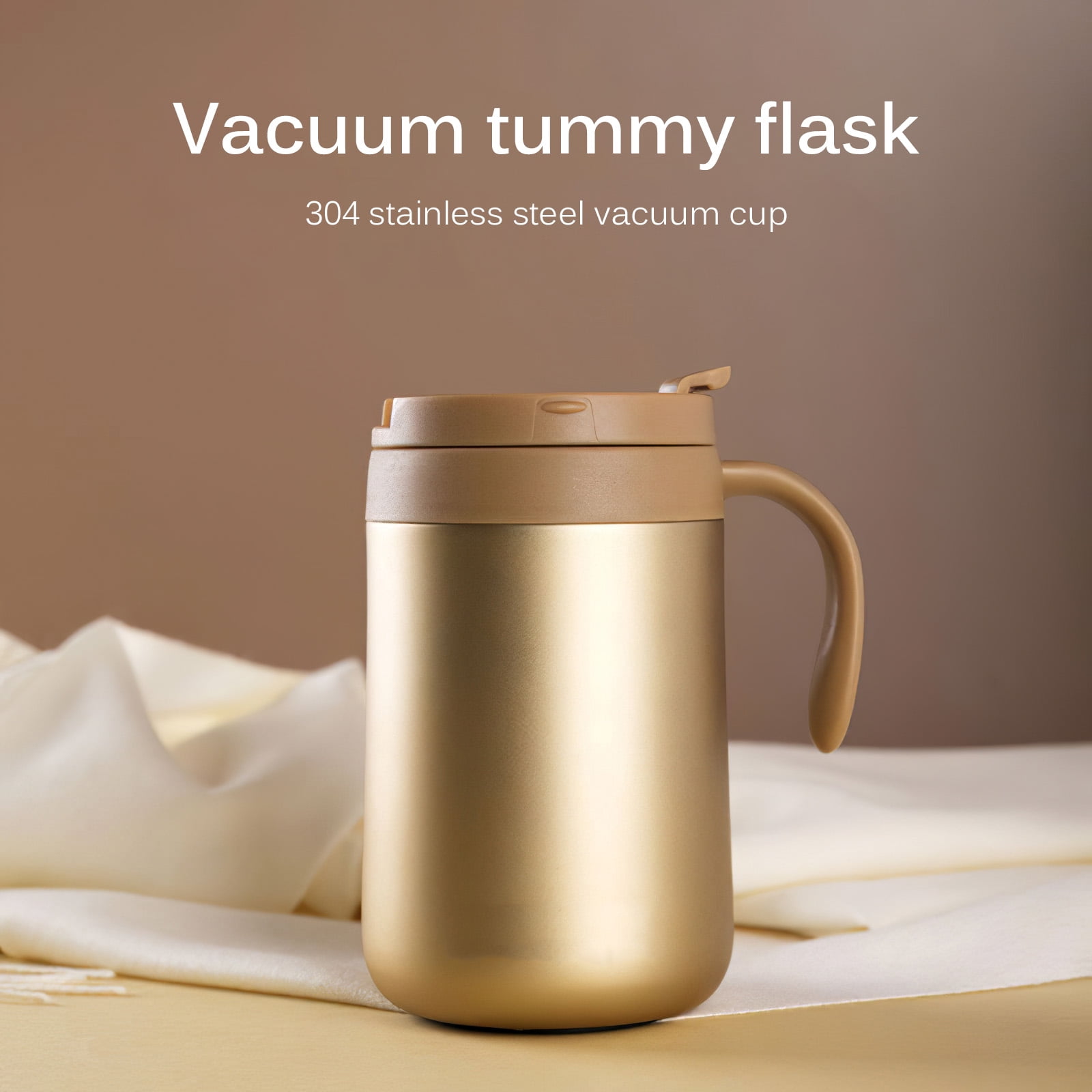 Thermos thermos cup with handle mug coffee cup stainless steel tea filter  tea cup female TCMM