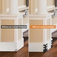 thumbnail image 6 of Skiffers baseboard corner protectors, 5 PCS Solid Brass Skirting Board Corner Protectors, Vintage Decorative Protector Cover for Baseboard, Wood Cases, Cabinet Doors, 6 of 13