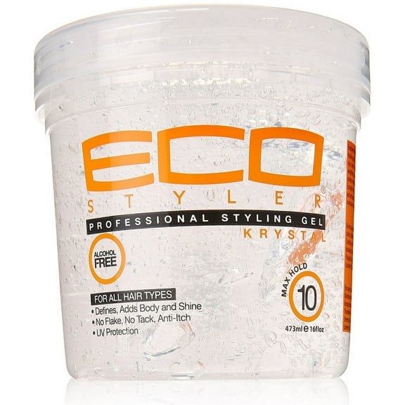 ECO Styler Professional Styling Gel, Krystal 16 oz (Pack of 6)