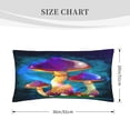 thumbnail image 4 of Bingfone Magic Mushrooms ,Fireflies Printed Pillowcase 20x36 inches - Standard Pillow Cases with Envelope Closure,Gifts for Women Men, 4 of 9