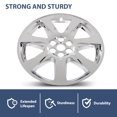 thumbnail image 6 of 20" Chrome Clad Wheel Center Cap Cover Fit for 2010-2013 Cadillac SRX, 6 of 10