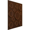 thumbnail image 2 of Ekena Millwork 19 5/8"W x 19 5/8"H Cosmo EnduraWall Decorative 3D Wall Panel, Universal Aged Metallic Rust (12-Pack for 32.04 Sq. Ft.), 2 of 6