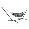thumbnail image 6 of Classic Accessories Montlake Fadesafe Brazilian Hammock with Steel Stand, Heather Indigo Blue Stripe, 6 of 14
