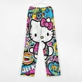 thumbnail image 3 of Hello Kitty Pajamas Pants Soft Elastic Waist PJ Bottoms Comfy Lounge Long Pants, 3 of 7
