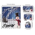 thumbnail image 3 of Teissuly Set Of 4 Bathroom Rugs Bathroom Shower Curtains, Super Soft Non-Slip Tub Rugs And Absorbent Bath Mats, Bathroom Rugs, Bathroom Shower Curtains Teissuly WER202312143982, 3 of 8