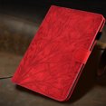 thumbnail image 6 of SaniMore Case for iPad 10th Generation 10.9" 2022, PU leather Skin Embossed Tree with Auto Sleep/Wake Pen Holder Card Slots Anti-slip Strip Flip Folio Wallet Business Cover, Red, 6 of 6