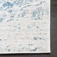 thumbnail image 4 of SAFAVIEH Madison Katina Traditional Oriental Area Rug, Teal/Ivory, 9' x 12', 4 of 11