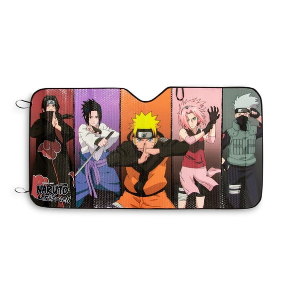 Naruto Pare-Soleil pour Pare-Brise de Voiture 58 x 28 Pouces