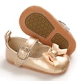 thumbnail image 4 of Faithtur Princess Shoes Girls Solid Color Bowknot Footwear Walking Shoes, 4 of 9