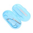 thumbnail image 2 of Kit de uas para bebés, cortaúas para bebés Bastante seguro Acero inoxidable preciso para hogares para bebés recién nacidos LHCER Descripción de la referencia, 2 of 8
