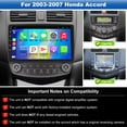 thumbnail image 2 of Autorradio electrosmart de 4 GB de RAM + 64 GB de ROM Android 13 Honda Accord 2003-2007 10.1", 2 of 6